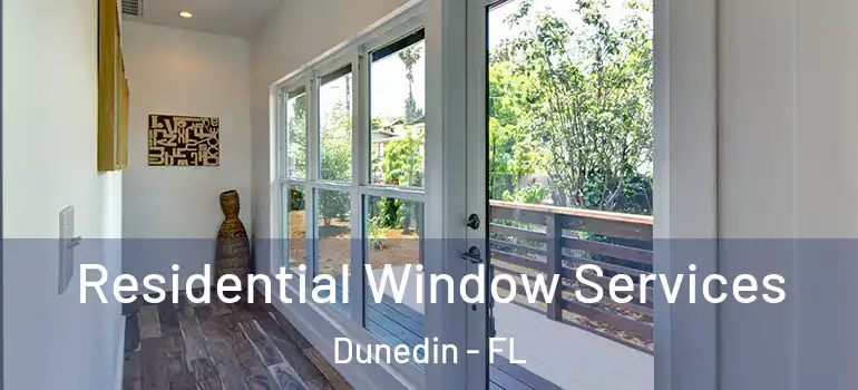 Residential Window Services Dunedin - FL